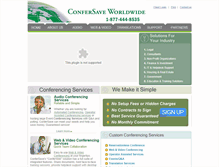 Tablet Screenshot of confersave.com